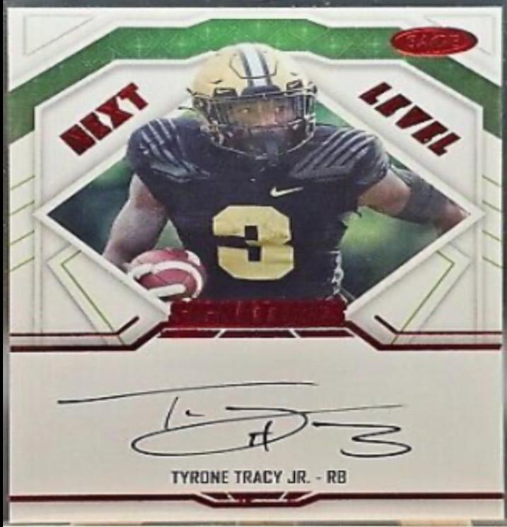 Tyrone Tracy Jr. #NLS-TTJ Football Cards 2024 Sage HIT Next Level