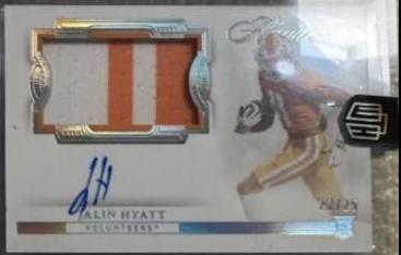 Jalin Hyatt #150 2023 Panini Flawless Collegiate Football