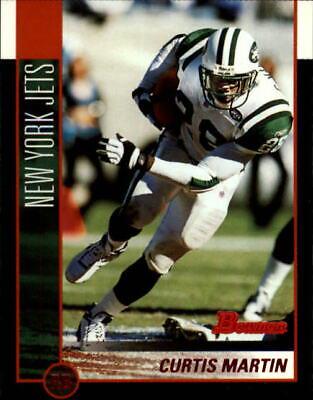 Curtis Martin #4 Football Cards 2002 Bowman
