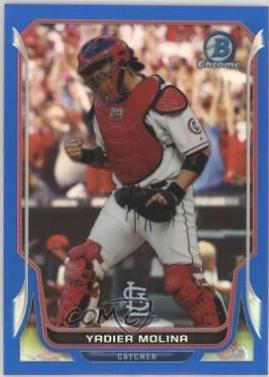 Yadier Molina [Blue Refractor] #60