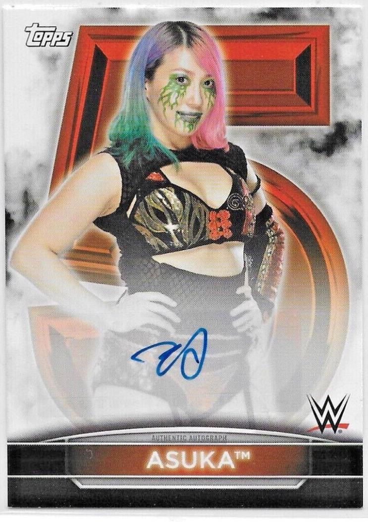 Asuka #A-AS Wrestling Cards 2021 Topps WWE Women's Division Autographs