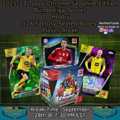 Daichi Kamada #39 Soccer Cards 2021 Topps Chrome Bundesliga Sapphire
