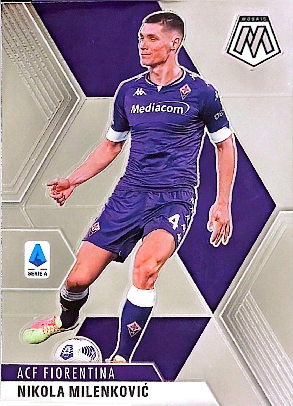 Nikola Milenkovic #6 2020 Panini Mosaic Serie A