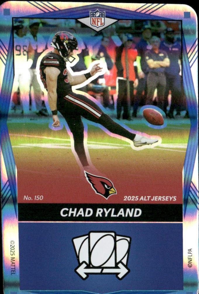 Chad Ryland #150 2025 Uno Elite Alt Jerseys Edition Football