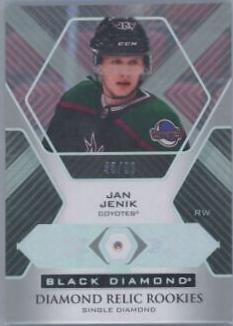 Jan Jenik #BDR-JJ 2021 Upper Deck Black Diamond Rookie Relic Hockey
