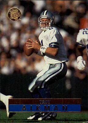 Troy Aikman #36 Football Cards 1996 Ultra