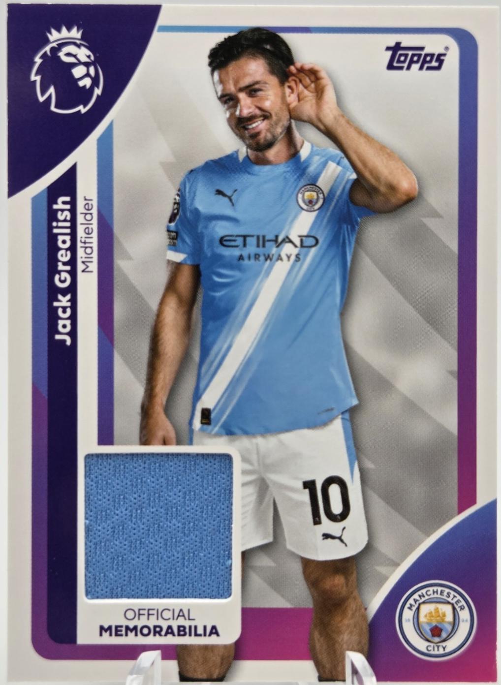 Jack Grealish #RE-JGR Prices | 2025 Topps Premier League Relic