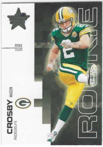 Mason Crosby #187 2007 Leaf Rookies & Stars Football