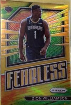 Zion Williamson [Gold] #19