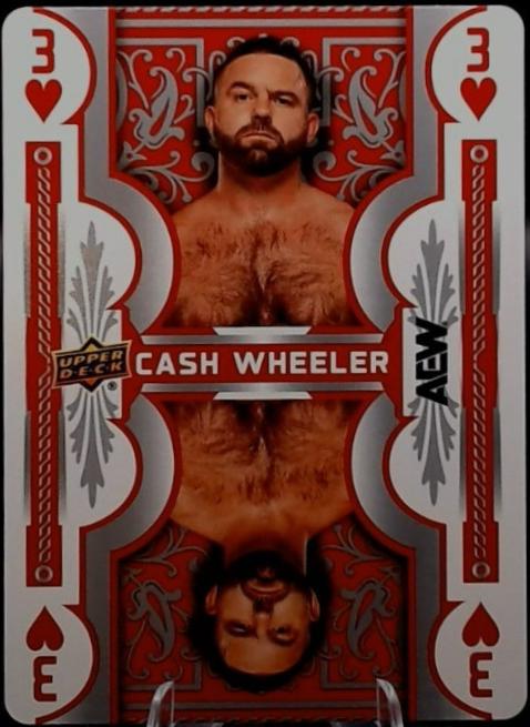 Cash Wheeler #PC-8 Wrestling Cards 2025 Upper Deck AEW Double or Nothing Playing Card