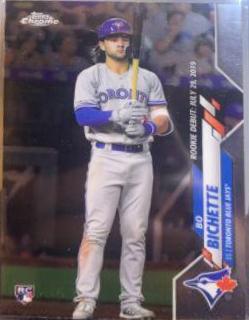 Bo Bichette #U-51 Baseball Cards 2020 Topps Chrome Update