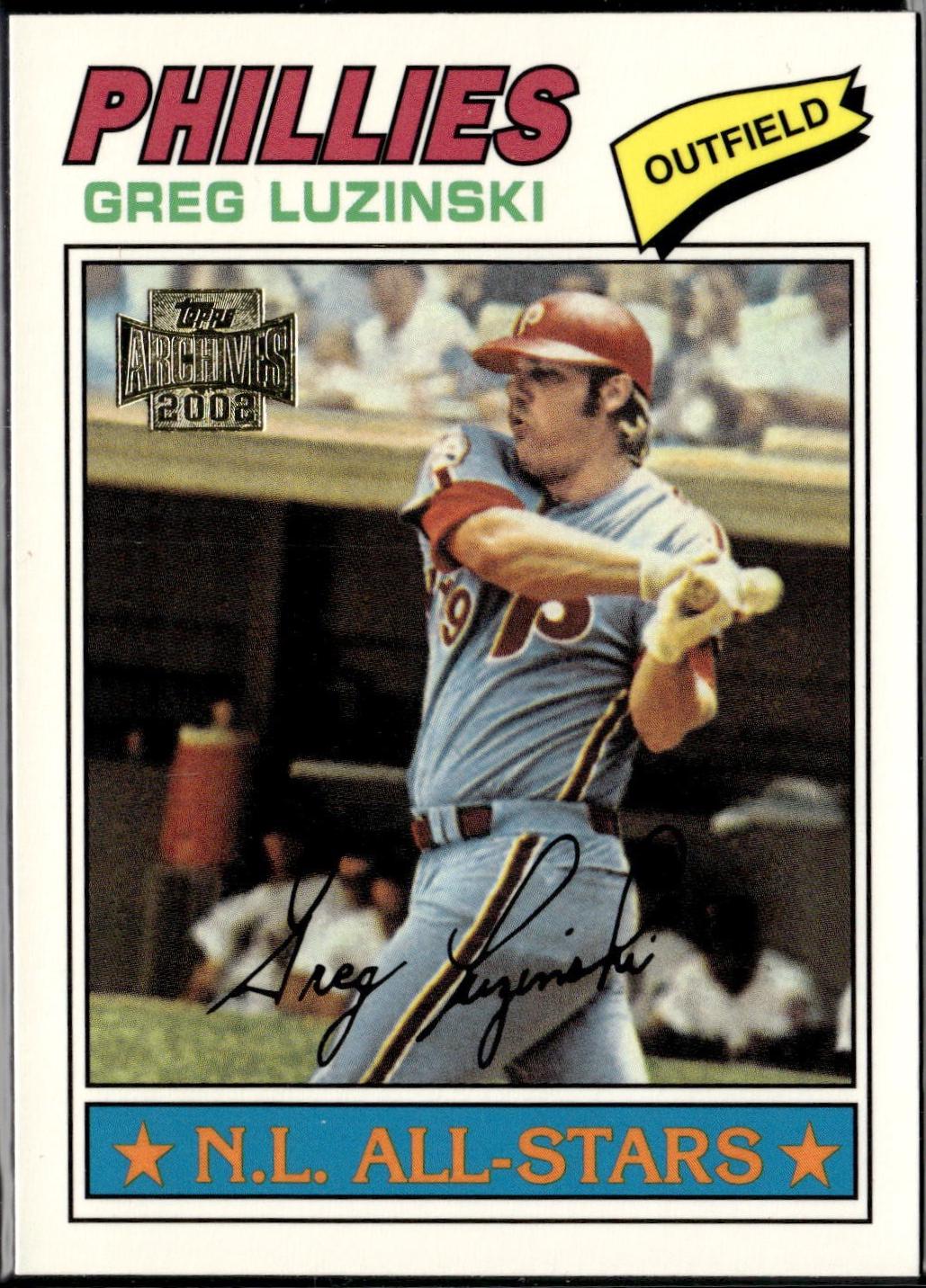 Greg Luzinski #30 2026 Topps Heritage 50th Anniversary Buybacks Baseball