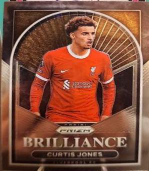 Curtis Jones #5 Soccer Cards 2023 Panini Prizm Premier League Brilliance