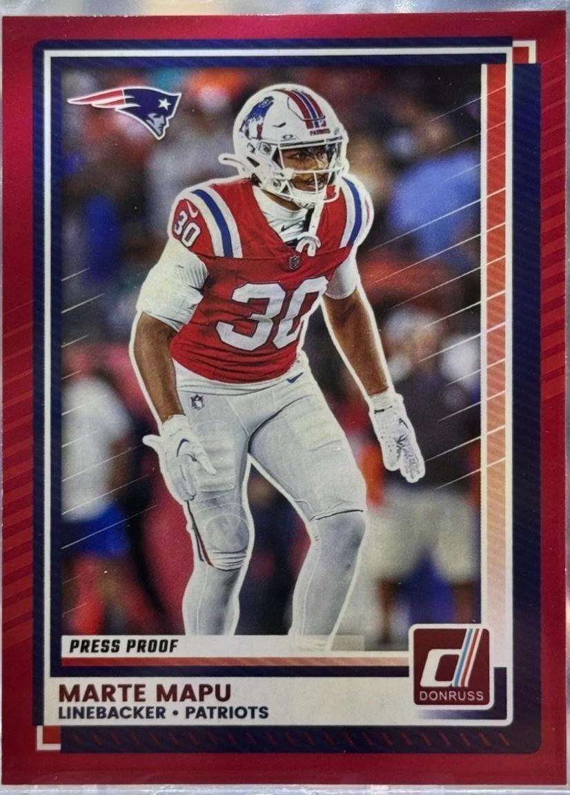 Marte Mapu [Press Proof Red] #103 Prices | 2025 Panini Donruss ...