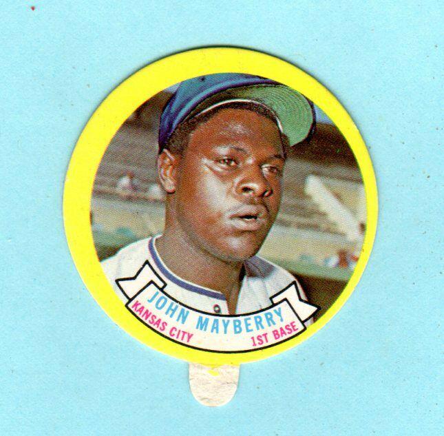 John Mayberry Baseball Cards 1973 Topps Candy Lids
