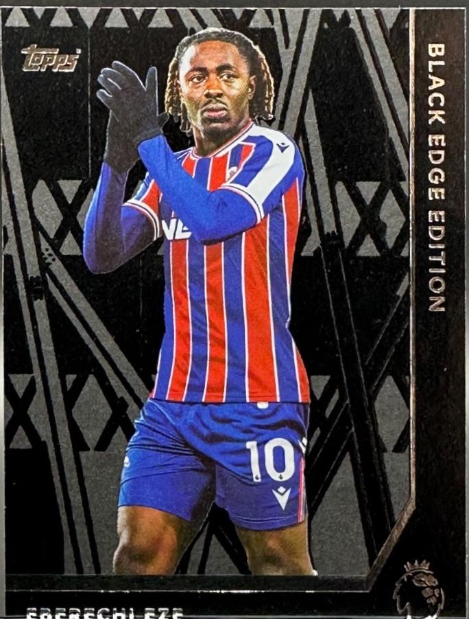 Eberechi Eze #BE-15 2025 Topps Premier League Black Edge Edition