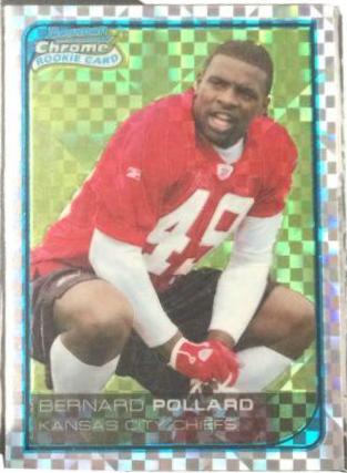 Bernard Pollard #5 Football Cards 2006 Bowman Chrome