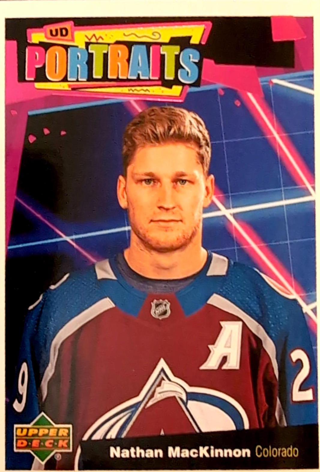 Nathan MacKinnon #P-12 Hockey Cards 2020 Upper Deck UD Portraits