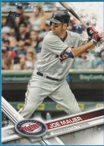 Joe Mauer #18 Baseball Cards 2017 Topps Holiday