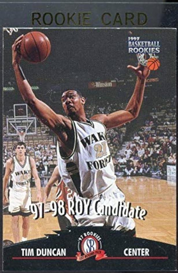 Tim Duncan #57 1997 Score Board Rookies Basketball