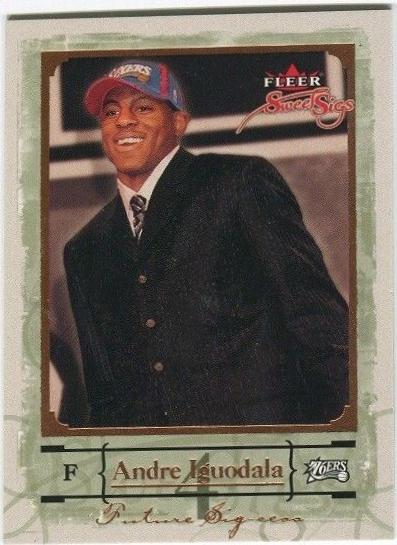 Andre Iguodala #78 Basketball Cards 2004 Fleer Sweet Sigs