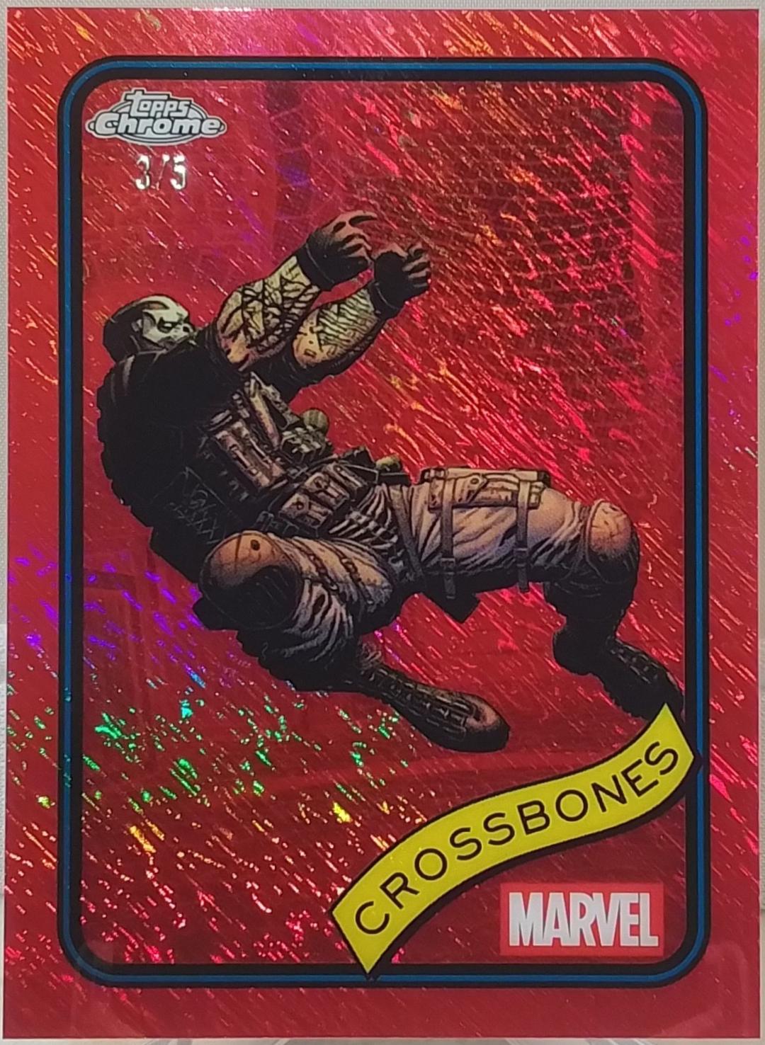 Crossbones Red Shimmer Refractor