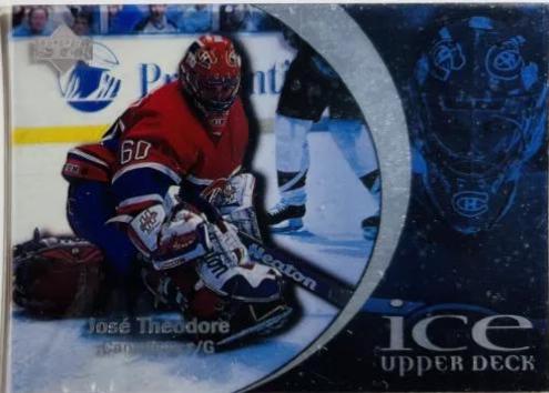 Jose Theodore #36 Hockey Cards 1997 Upper Deck Ice