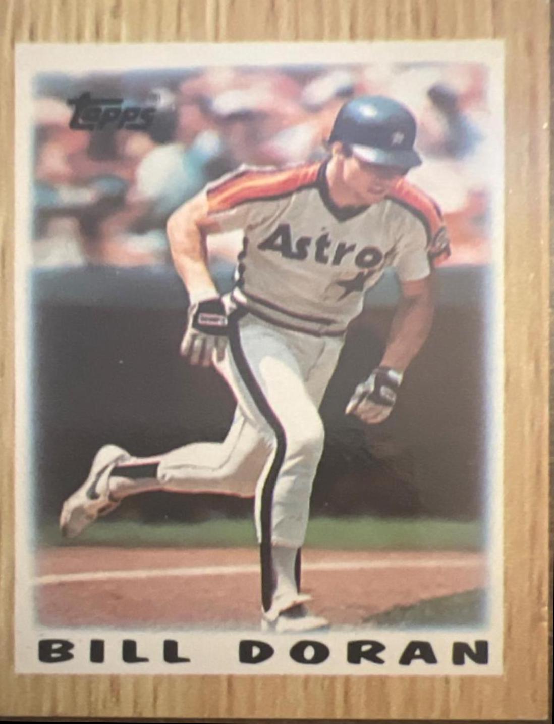 Bill Doran #9 Baseball Cards 1987 Topps Mini League Leaders
