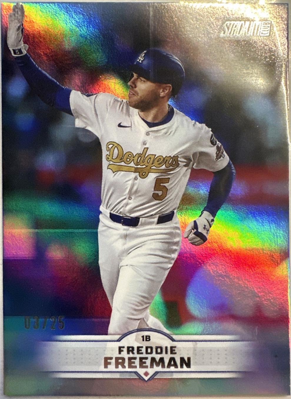 Freddie Freeman [Rainbow Foilboard] #168 Prices | 2025 Topps