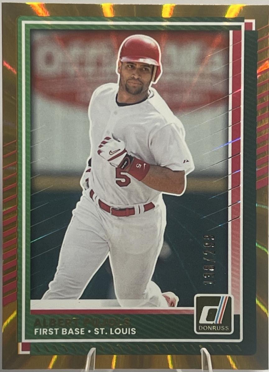 Albert Pujols [Orange Laser] #6