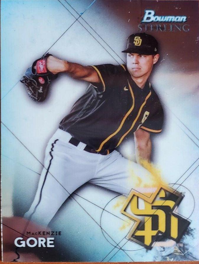 MacKenzie Gore #BSP-10 Baseball Cards 2021 Bowman Sterling