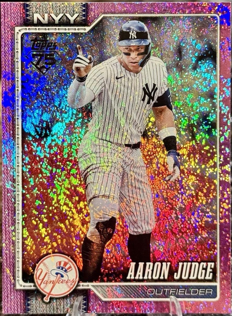 Aaron Judge [Pink Holo] #1 Prices | 2026 Topps | Baseball Cards