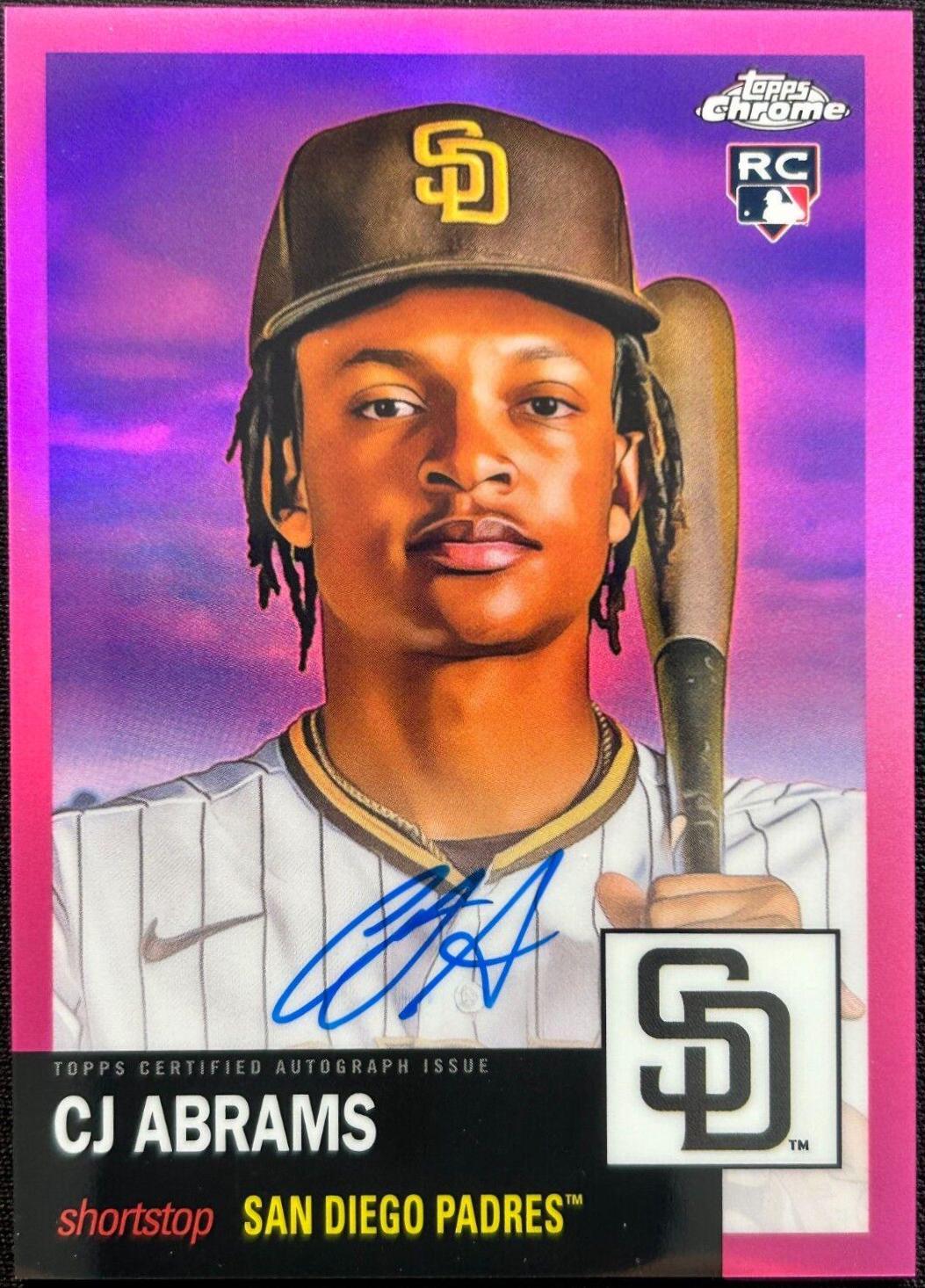 CJ Abrams [Pink Refractor] #CPA-CA