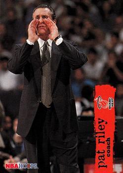 Pat Riley #335 Basketball Cards 1995 Hoops
