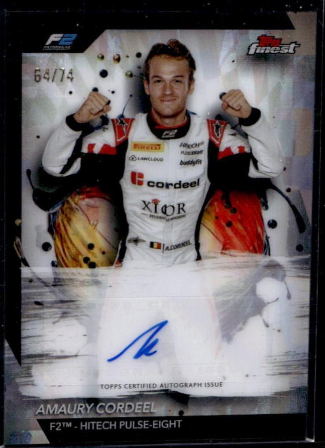 Amaury Cordeel #FAC-COR Racing Cards 2024 Topps Finest Formula 1 Autograph