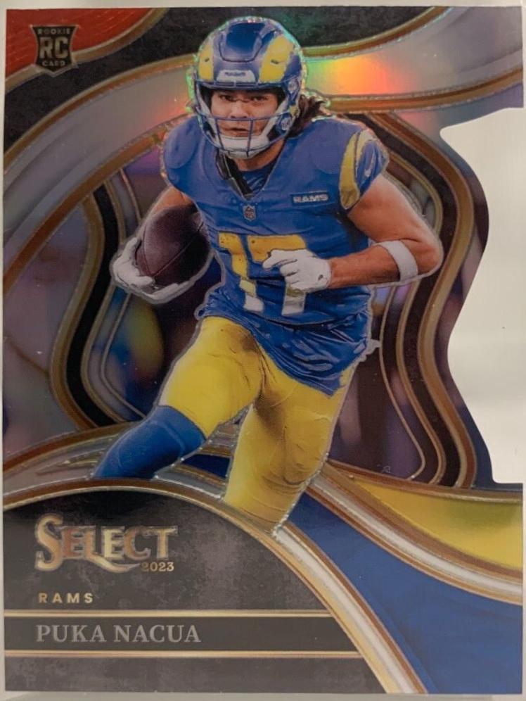 Puka Nacua [Red Yellow Prizm Die-Cut] #224 Prices | 2023 Panini Select ...