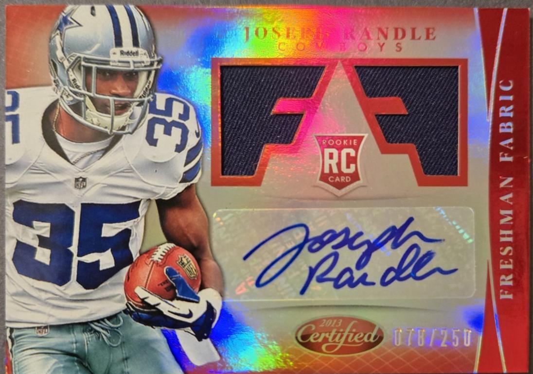 Joseph Randle #315 2013 Panini Certified Football