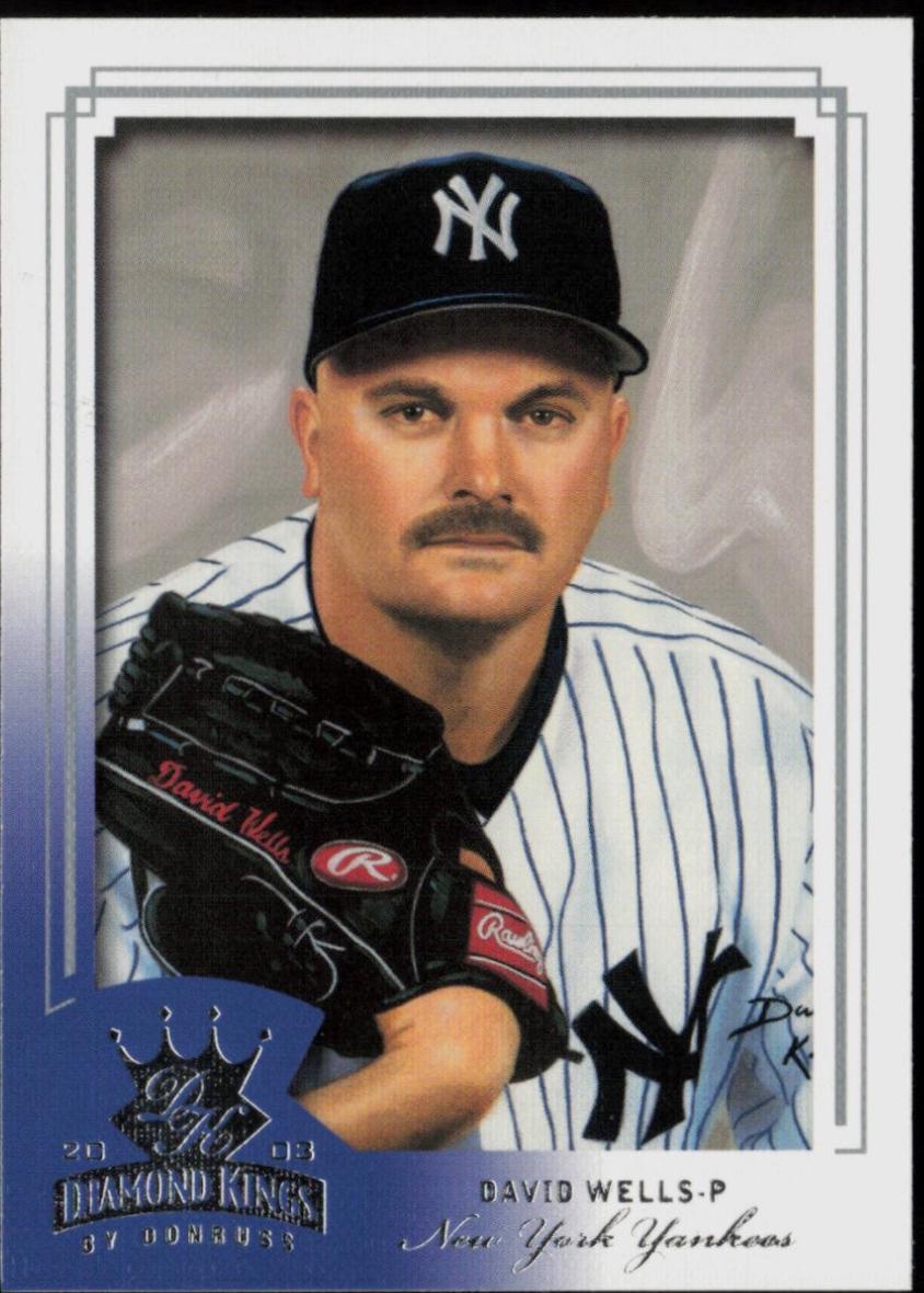 David Wells #47 2003 Donruss Diamond Kings Baseball
