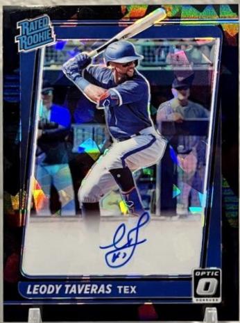 Leody Taveras [Cracked Ice Black] #RRS-LT