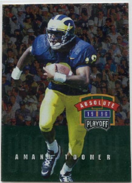 Amani Toomer #77 Football Cards 1996 Playoff Absolute
