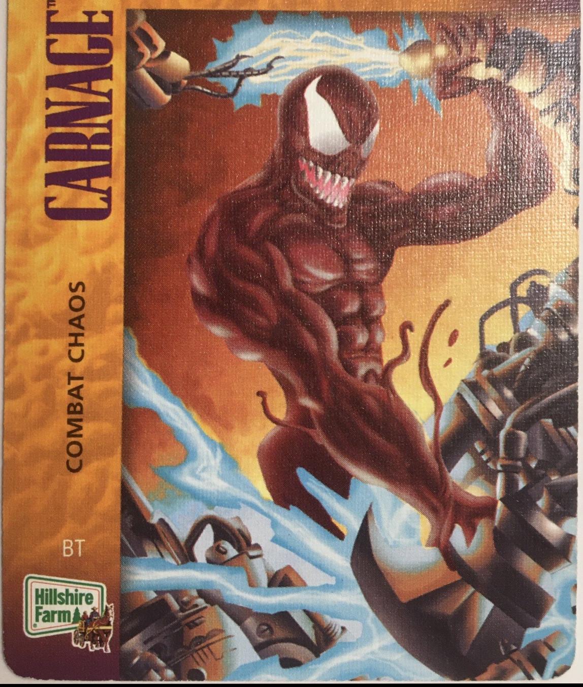 Carnage Marvel 1995 Fleer Overpower