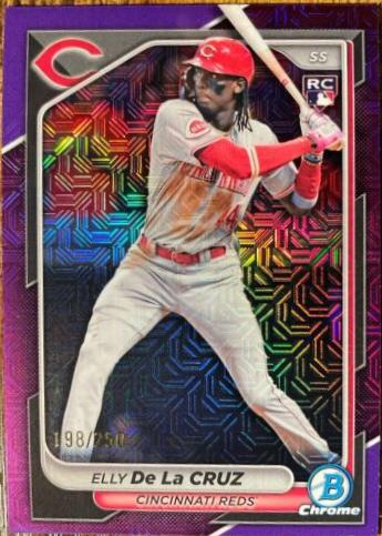 Elly De La Cruz [Purple Mojo Refractor] #42