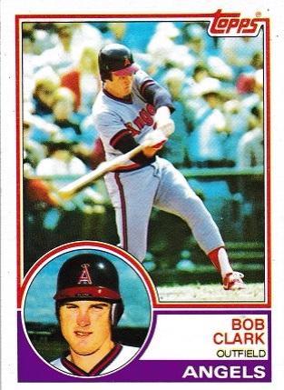 1983 Topps Bob Clark #184 card