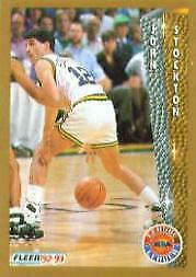 John Stockton #240 Basketball Cards 1992 Fleer