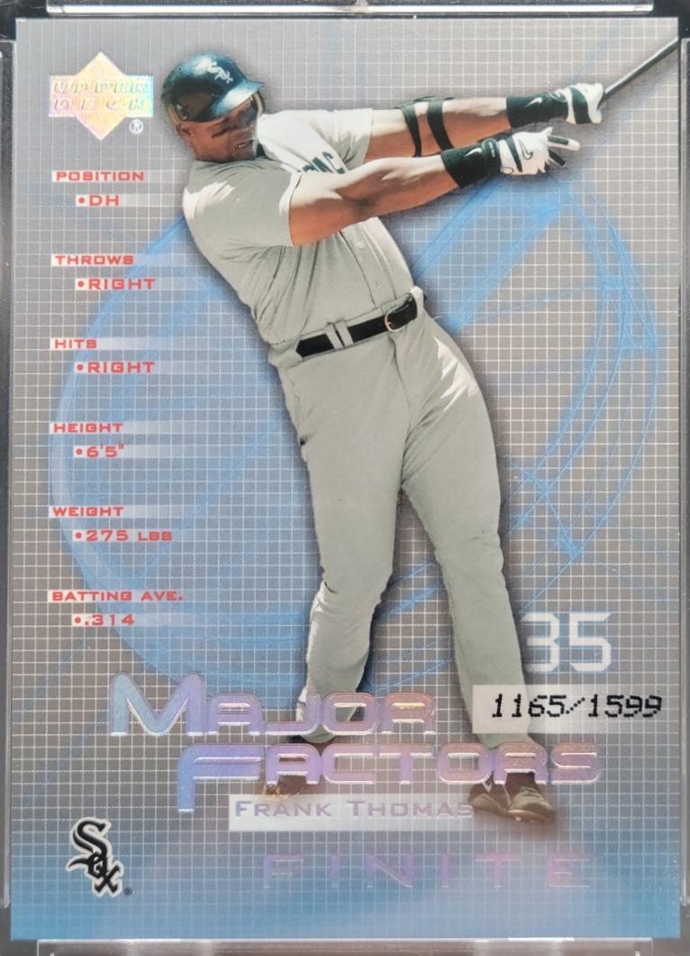 Frank Thomas #111 2003 Upper Deck Finite Baseball