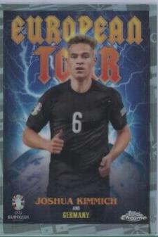 Joshua Kimmich #ET-5 Soccer Cards 2024 Topps Chrome UEFA Euro Tour