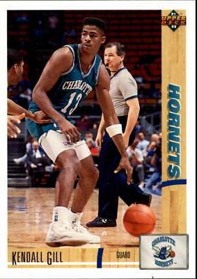 Kendall Gill #321 Basketball Cards 1991 Upper Deck