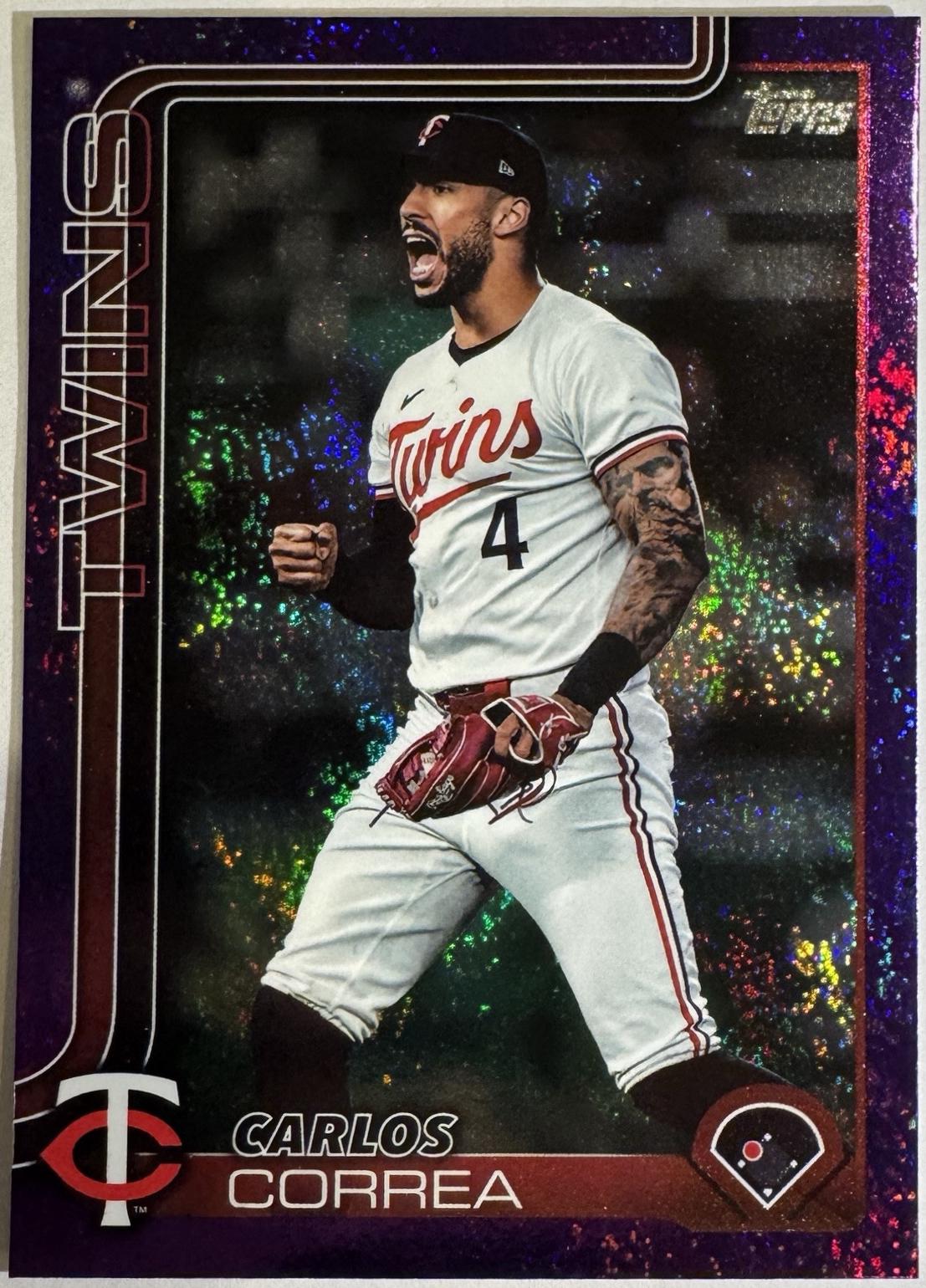 Carlos Correa [Purple Foil] (2025 Topps)