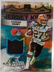 Kareem Hunt #JK-21 Football Cards 2022 Panini Donruss Jersey Kings