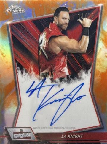 LA Knight [Orange Refractor] #RBA-LAK